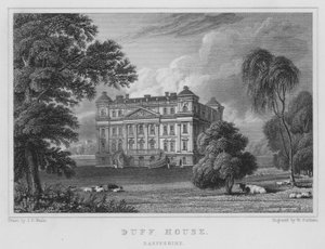 Casa Duff, Banffshire de Thomas Hosmer Shepherd