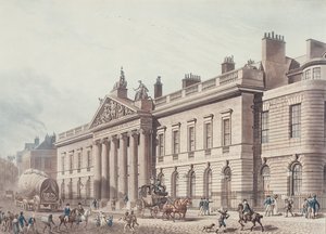 Casa de la India Oriental, grabado por Joseph Constantine Stadler (fl.1780-1812), pub. por 