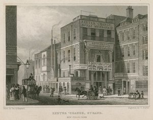 Exeter Change, The Strand, Londres de Thomas Hosmer Shepherd