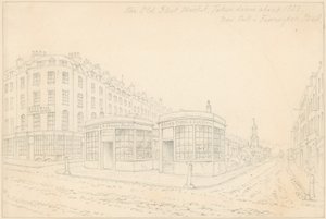 Mercado de la flota desde el Puente de Holborn
