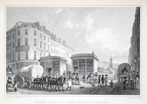Fleet Street, desde Holborn Bridge, de 