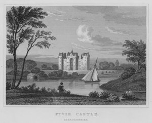 Castillo de Fyvie, Aberdeenshire de Thomas Hosmer Shepherd