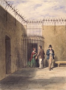 Casa de corrección, Clerkenwell, Londres, c. 1830 de Thomas Hosmer Shepherd