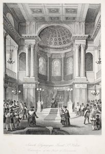 Sinagoga Judía, Great St Helens, de 