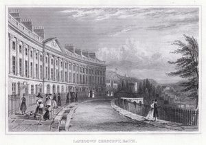 Lansdown Crescent, Bath de Thomas Hosmer Shepherd