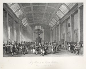 Sala larga en la Aduana, de 
