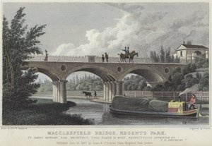 Puente de Macclesfield en el Parque de Regent de Thomas Hosmer Shepherd