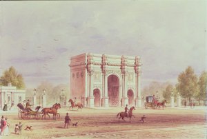 Arco de Mármol, c.1851 de Thomas Hosmer Shepherd