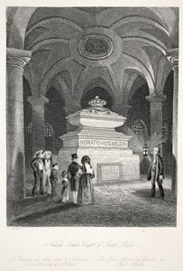 Tumba de Nelson en la cripta de San Pablo, de 