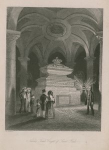 Tumba de Nelson en la cripta de la Catedral de San Pablo