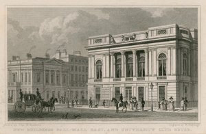 Nuevos edificios Pall Mall East y University Club House de Thomas Hosmer Shepherd