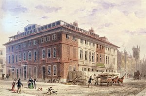 Casa antigua en New Street Square, frente sureste