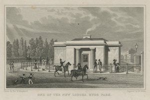 Una de las nuevas casas de campo, Hyde Park, Londres