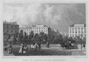 Parte del Royal Circus, Edimburgo de Thomas Hosmer Shepherd