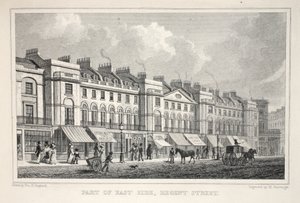 Parte del lado este, Regent Street, de 