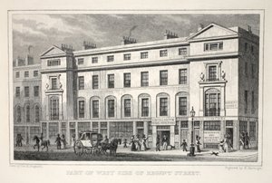 Parte del lado oeste de Regent Street, de 