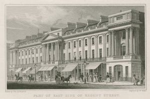 Parte del lado este de Regent Street, Londres