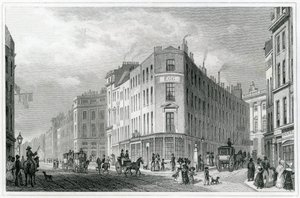 Piccadilly, desde Coventry Street, 1830 de Thomas Hosmer Shepherd