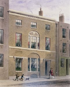 Salón de Plomeros en Great Bush Lane, Cannon Street, 1851 de Thomas Hosmer Shepherd