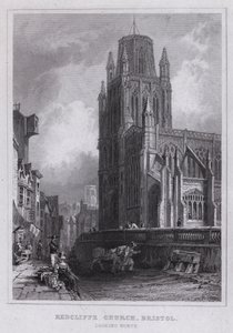 Iglesia de Redcliffe, Bristol, mirando al norte