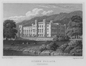 Palacio de Scone, Perthshire de Thomas Hosmer Shepherd