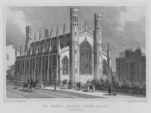 Capilla de San Pablo, York Place, Edimburgo de Thomas Hosmer Shepherd