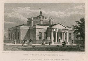 El Guildhall, Westminster, Londres de Thomas Hosmer Shepherd
