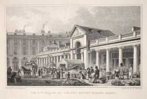 La fachada noroeste del nuevo mercado de Covent Garden, de 