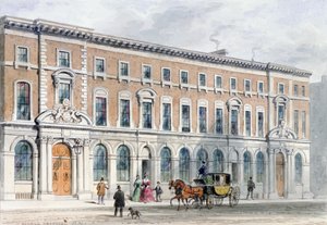El nuevo edificio de Merchant Taylors y Hall, 1853 de Thomas Hosmer Shepherd
