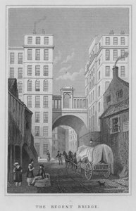 El Puente del Regente (grabado) de Thomas Hosmer Shepherd
