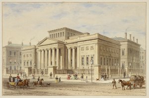 The Royal Manchester Institution, c.1836 (acuarela sobre papel) de Thomas Hosmer Shepherd