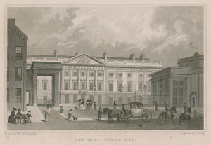 La Real Casa de la Moneda, Tower Hill, Londres de Thomas Hosmer Shepherd