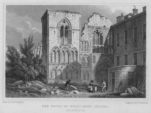 Las Ruinas de la Capilla de Holyrood, Edimburgo