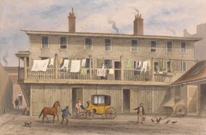The Vine Inn, Vine Yard, Aldersgate en la City de Londres de Thomas Hosmer Shepherd