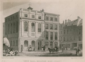 Ayuntamiento, Borough High Street, Southwark, Londres de Thomas Hosmer Shepherd