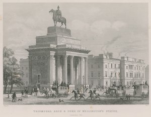 Arco de Triunfo y Estatua del Duque de Wellington, Constitution Hill, Hyde Park, Londres