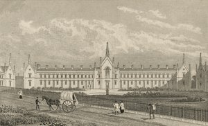 Asilos de Whittington en Highgate, 1827 de Thomas Hosmer Shepherd