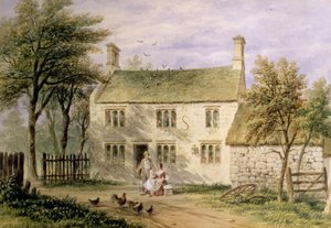 Woolsthorpe, Grantham, lugar de nacimiento de Isaac Newton de Thomas Hosmer Shepherd