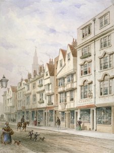 Calle Wych, Westminster, Londres, ca. 1850 de Thomas Hosmer Shepherd