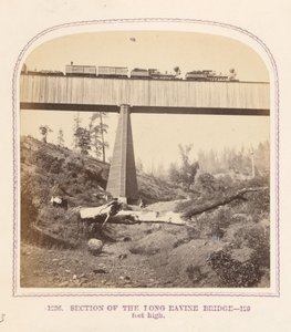 Sección del puente de Long Ravine de Thomas Houseworth