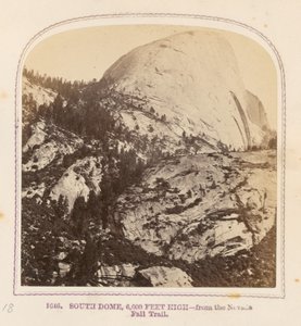 Cúpula Sur, 2.000 metros de altura - desde el sendero Nevada Fall Trail de Thomas Houseworth