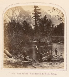 El transbordador - Río Merced, Valle de Yo-Semite de Thomas Houseworth