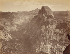 [El Half Dome desde Glacier Point, Yosemite] de Thomas Houseworth and Company