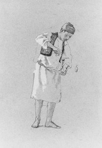 Estudio de un Hombre de Thomas Hovenden