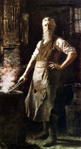 El herrero del pueblo de Thomas Hovenden