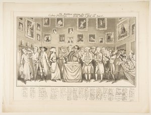 El Matthew-orama para 1827 o Recogiendo en el Cockney, ¿No es bueno ahora?, 26 de marzo de 1827 de Thomas Howell Jones