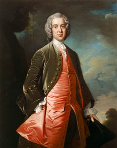 Abraham Acworth Esq. c.1745 (óleo sobre lienzo) de Thomas Hudson