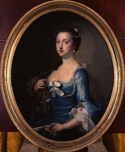 Retrato de Frances Thynne, Lady Hertford, luego Duquesa de Somerset de Thomas Hudson