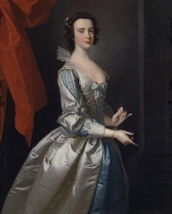 Retrato de mujer, probablemente Elizabeth Aislabie, de Studley Royal, Yorkshire de Thomas Hudson