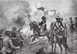Francesco Morosini bombardea el Partenón de Thomas Hutchison Peddie